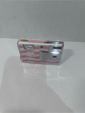 Courrèges Pink Stripe Compact camera